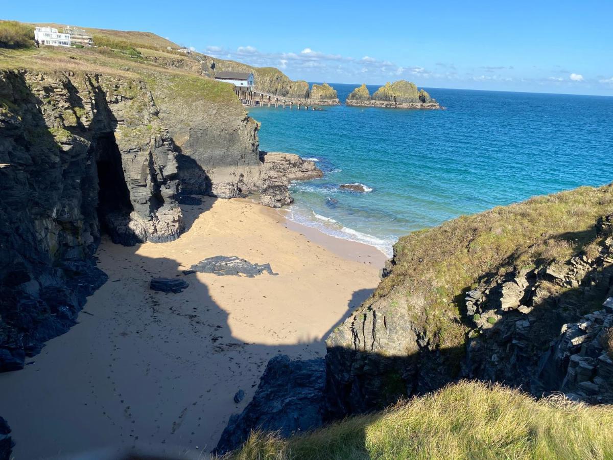 Polrunny Farm Blackberry Cottage - Cornwall Bliss In Sight Of The Sea Boscastle Esterno foto