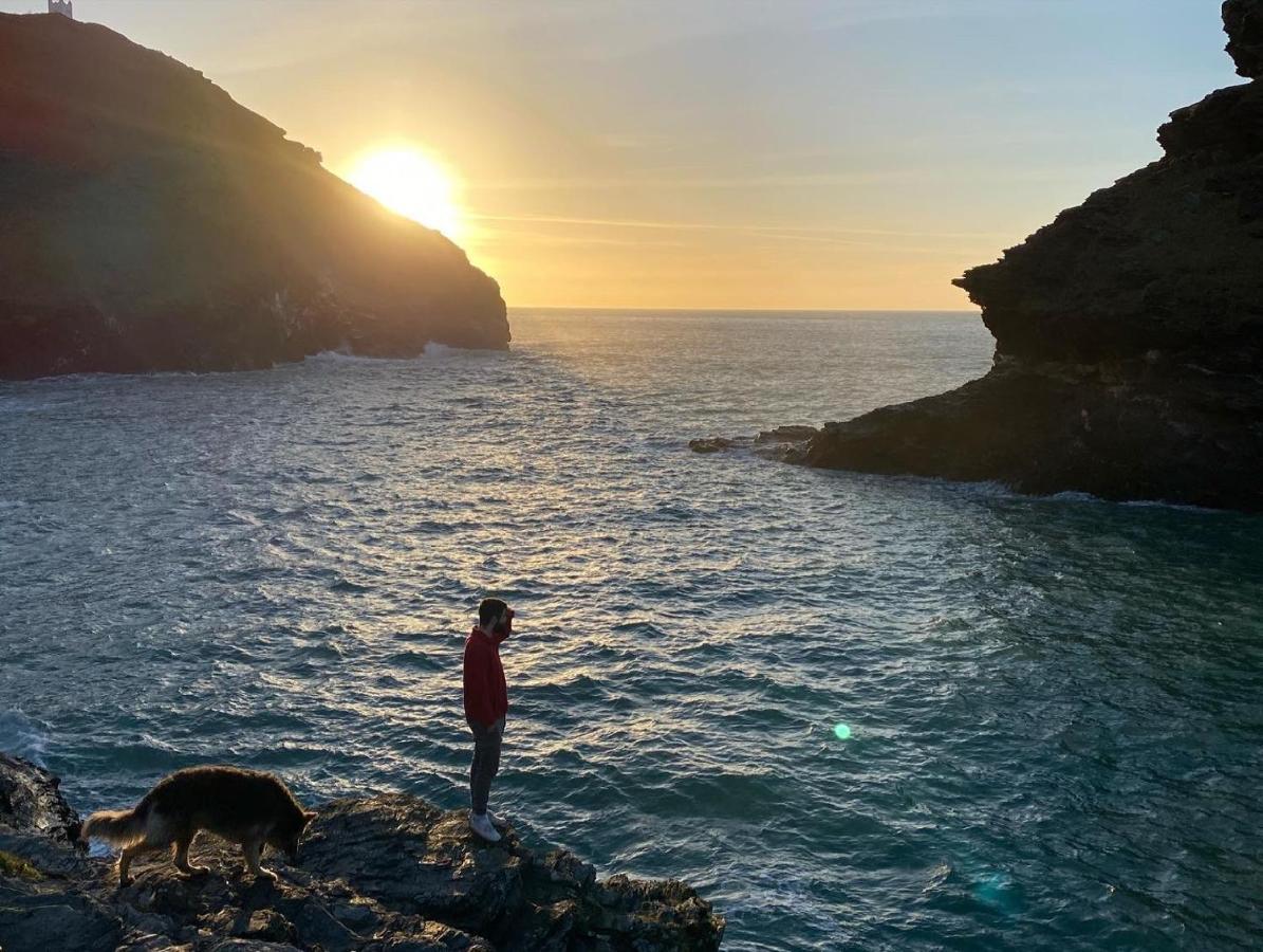 Polrunny Farm Blackberry Cottage - Cornwall Bliss In Sight Of The Sea Boscastle Esterno foto