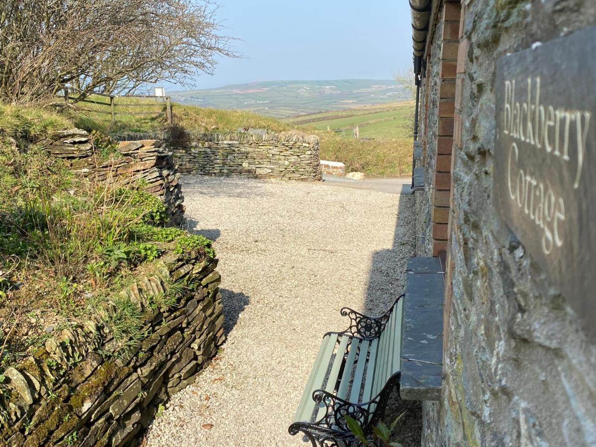 Polrunny Farm Blackberry Cottage - Cornwall Bliss In Sight Of The Sea Boscastle Esterno foto